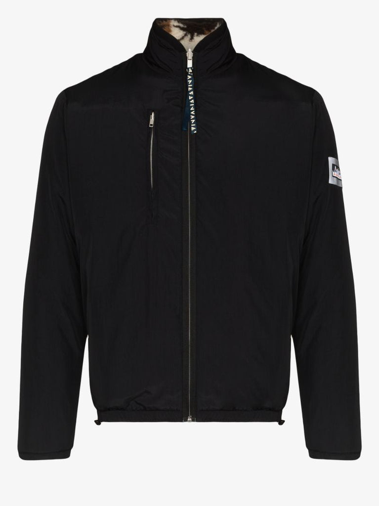 Reversible Fleece Patchwork Jacket