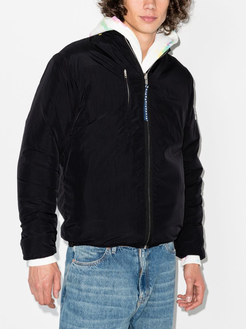 Reversible Fleece Patchwork Jacket