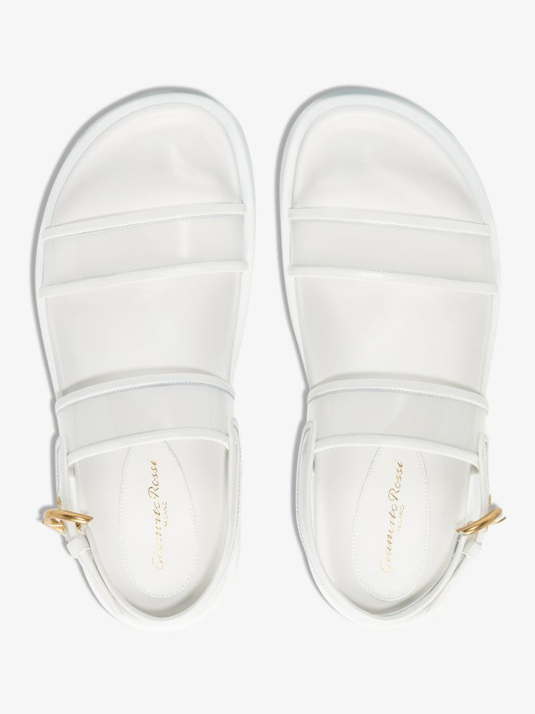 White Pvc Sandals