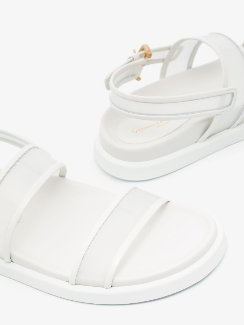 White Pvc Sandals