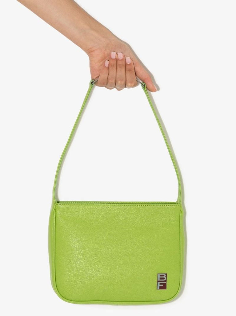 Green Venice Leather Shoulder Bag