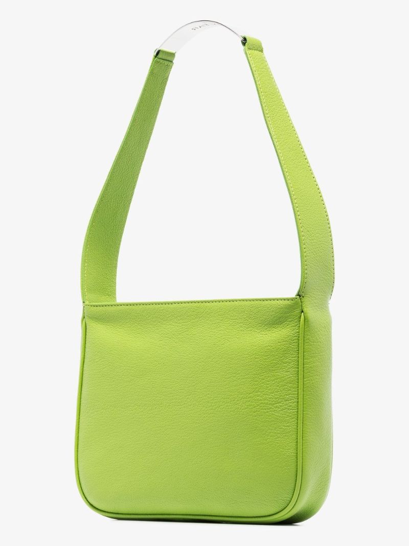 Green Venice Leather Shoulder Bag