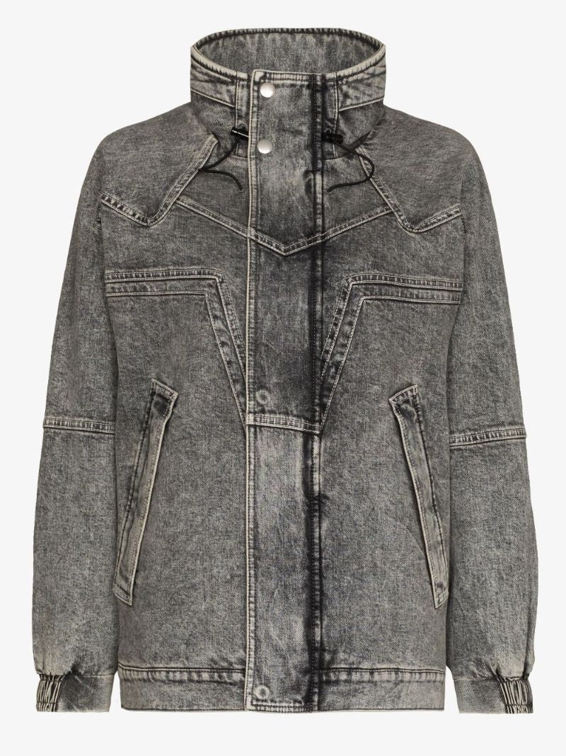 Distressed-effect Denim Jacket