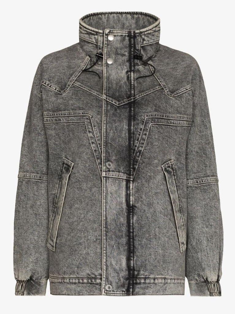 Distressed-effect Denim Jacket