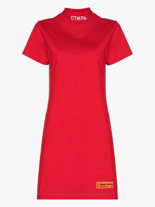 Ctnmb High Neck Mini Dress