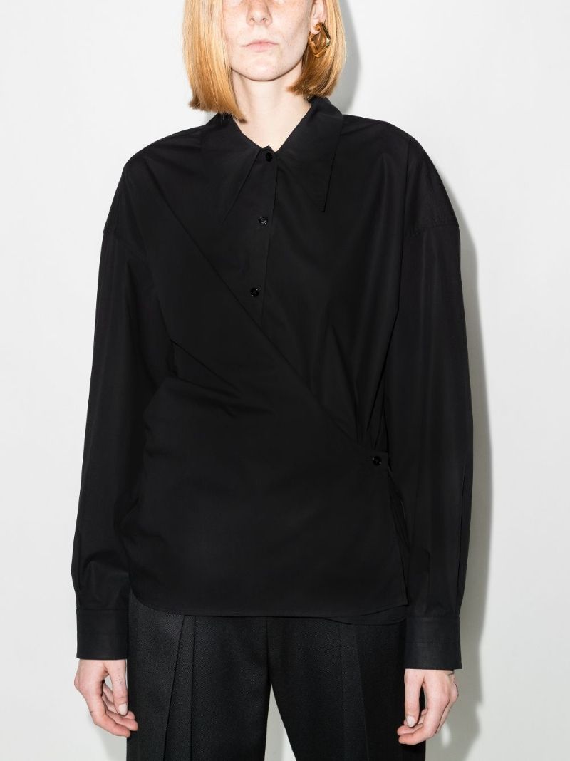 Twisted Cotton Poplin Shirt