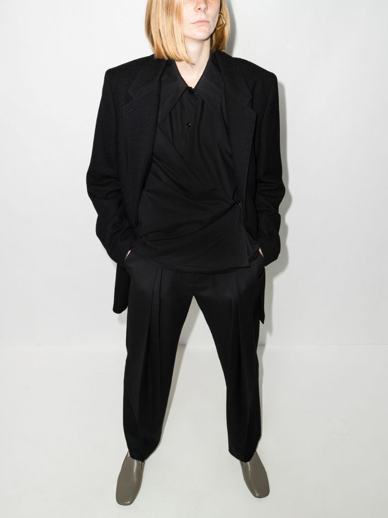 Twisted Cotton Poplin Shirt