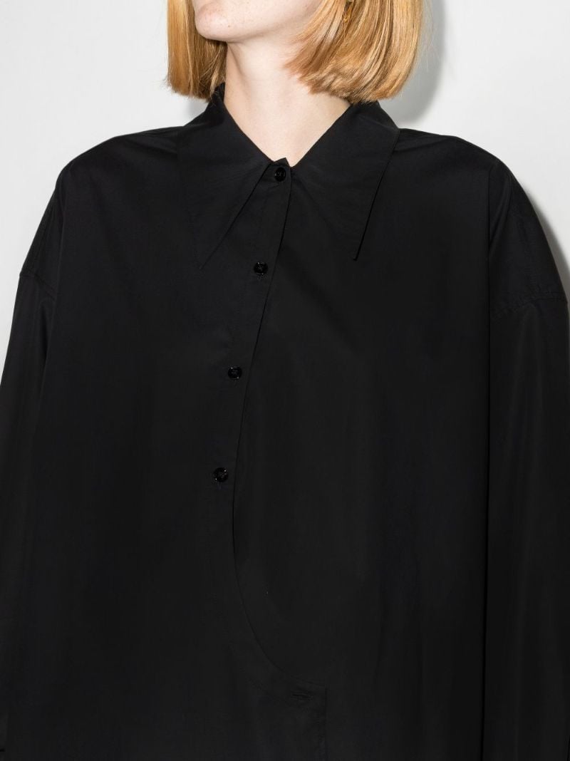 Twisted Cotton Poplin Shirt
