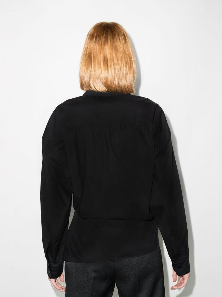 Twisted Cotton Poplin Shirt