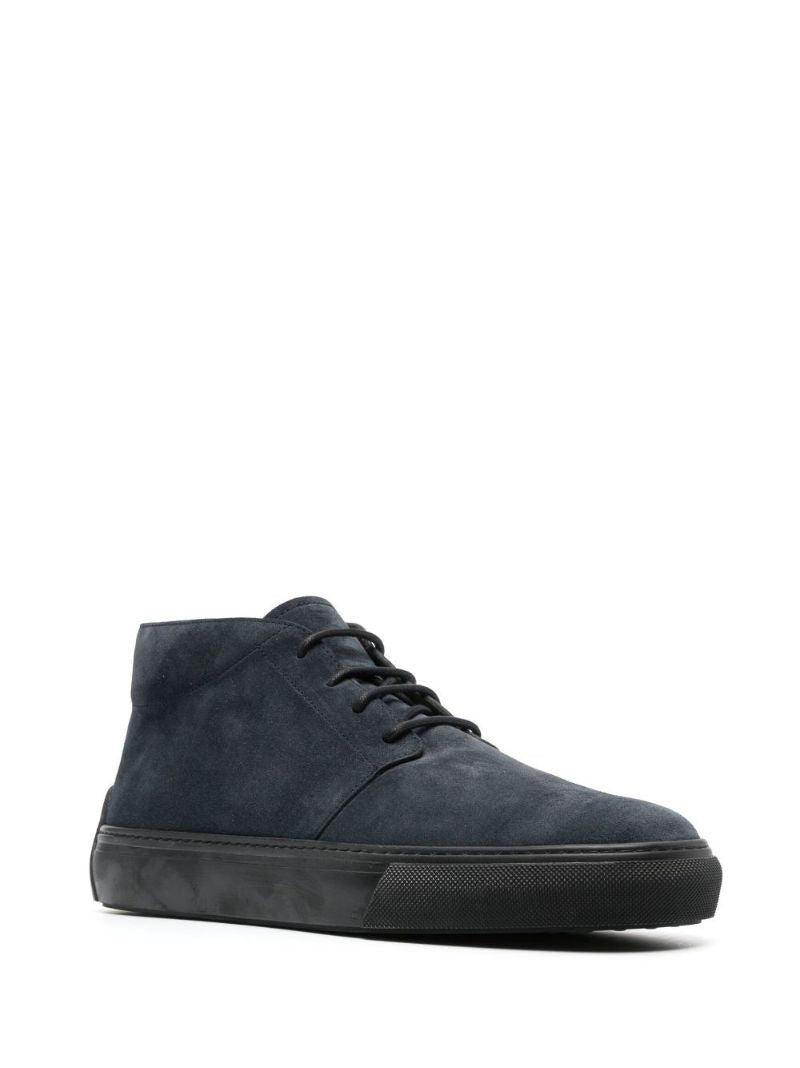 Blue Suede Desert Boots