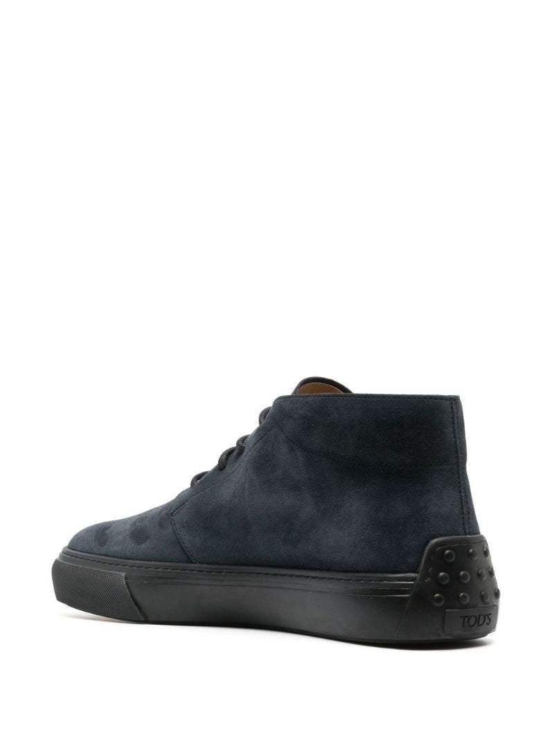 Blue Suede Desert Boots