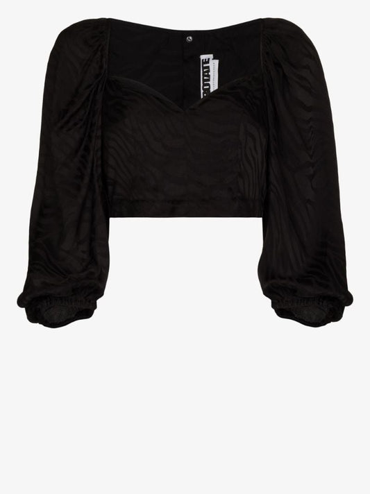 Irina Zebra Stripe Crop Top