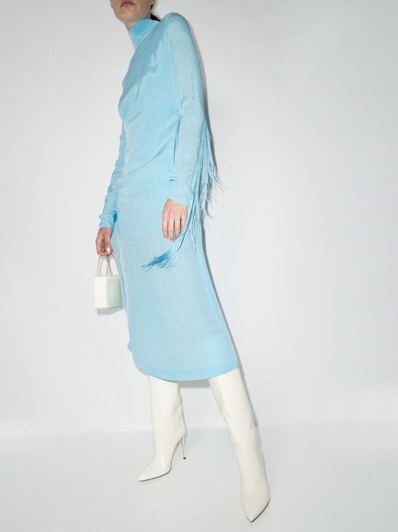 Reba Fringed Midi Dress