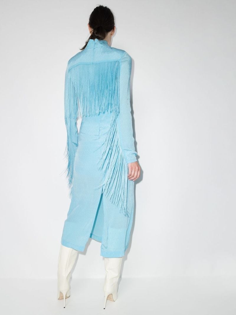 Reba Fringed Midi Dress