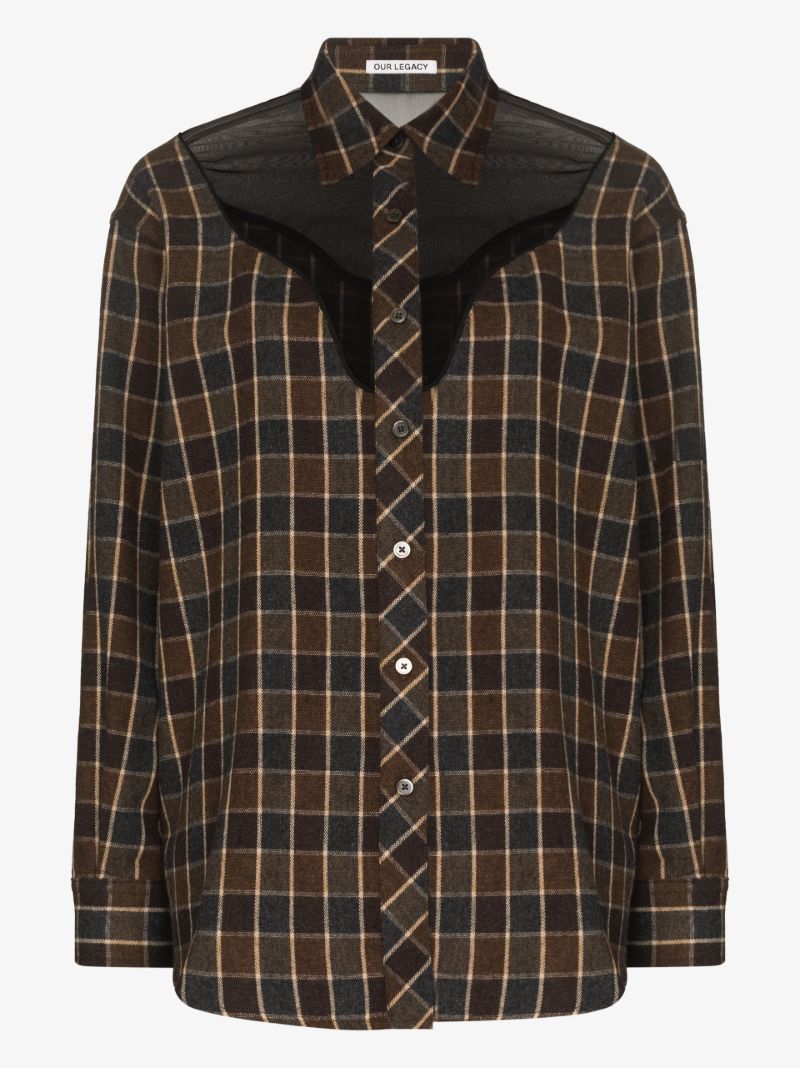 Lend Button-down Checked Shirt