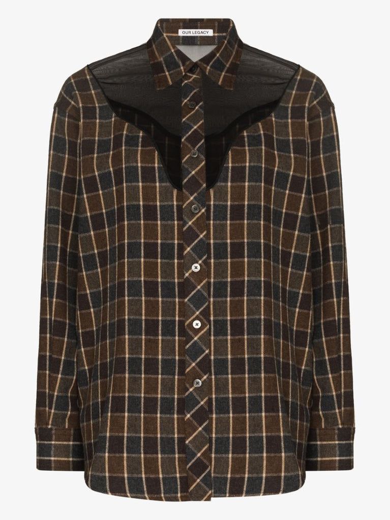 Lend Button-down Checked Shirt