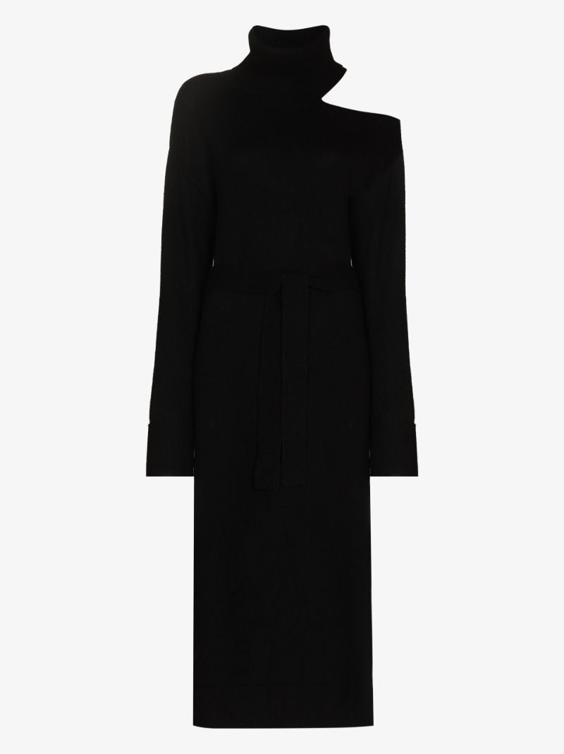 Raundi Roll Neck Knitted Dress