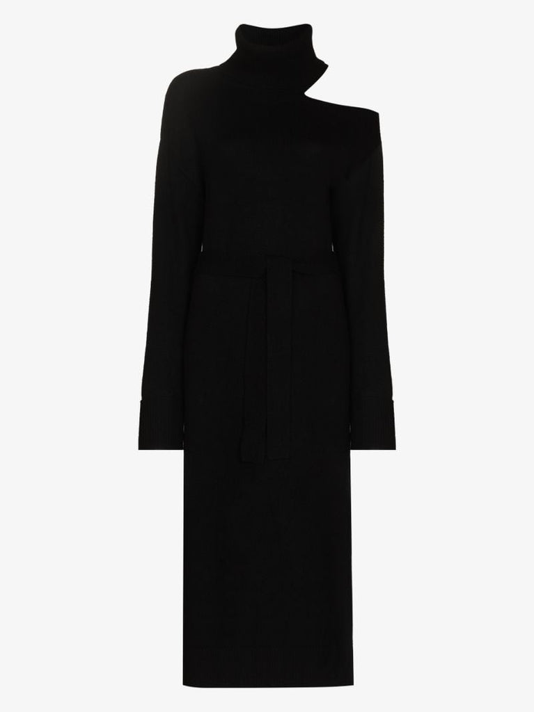 Raundi Roll Neck Knitted Dress