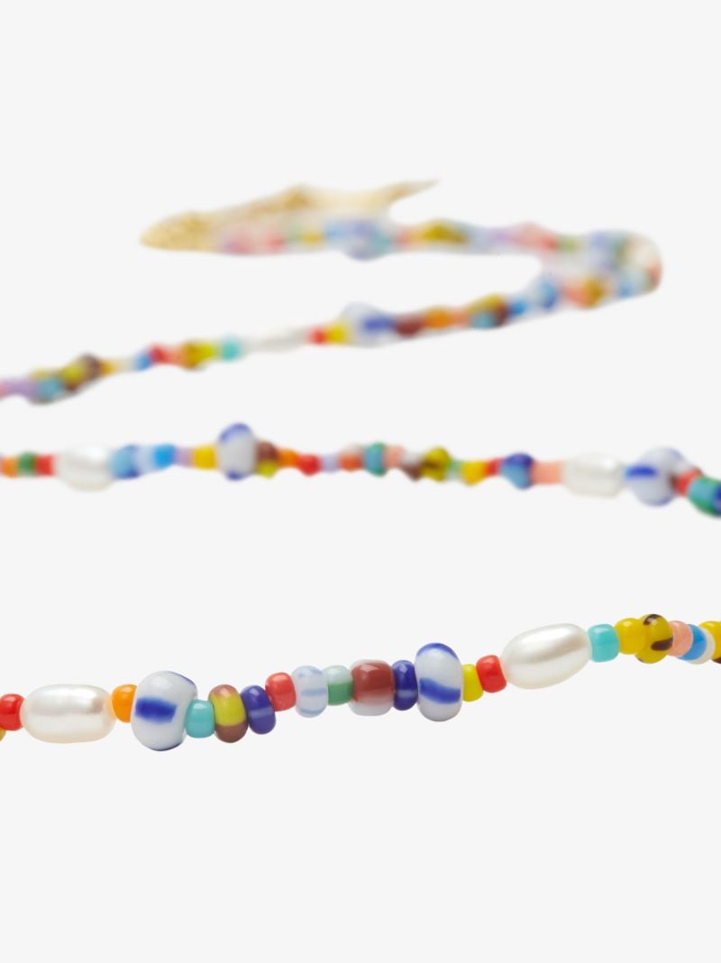 Multicoloured Petit Alaia Beaded Necklace