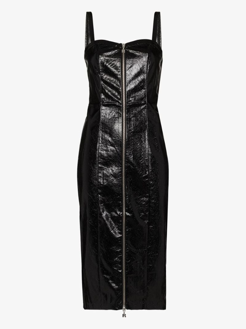 Kayla Faux Leather Dress