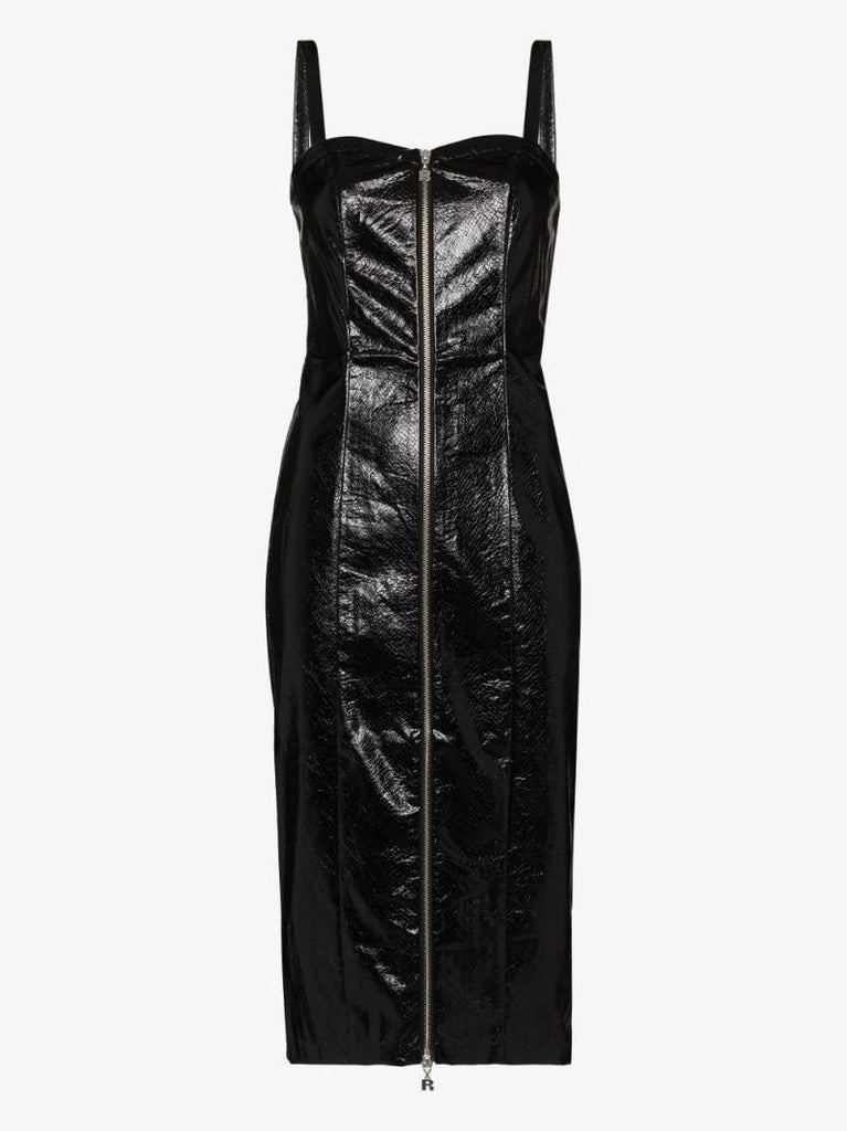 Kayla Faux Leather Dress