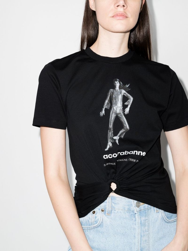 FranÃ_x0083_Â§oise Hardy-print T-shirt