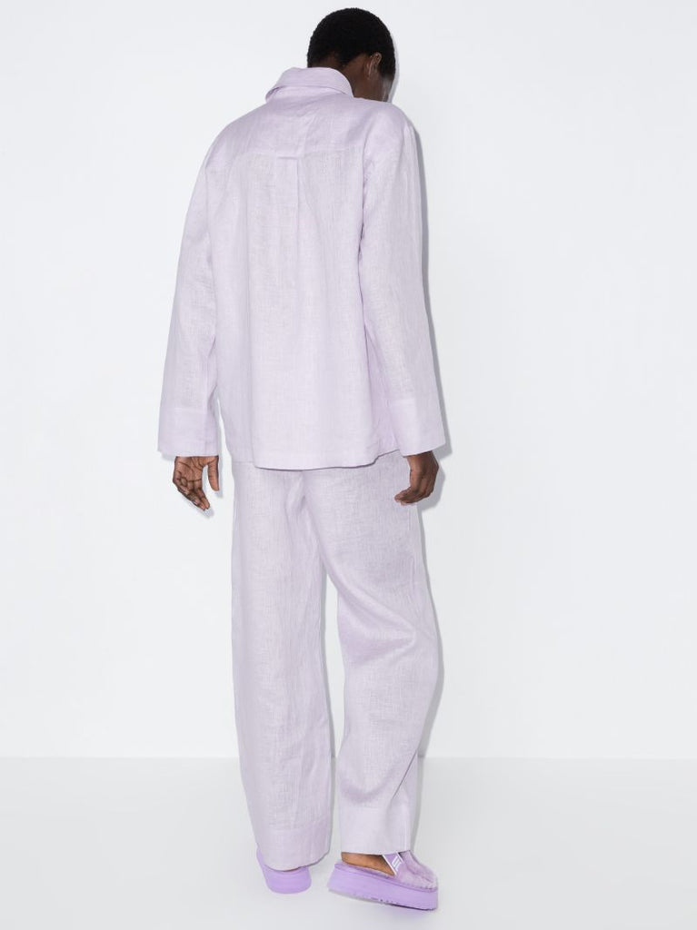 Long Sleeve Linen Pyjamas