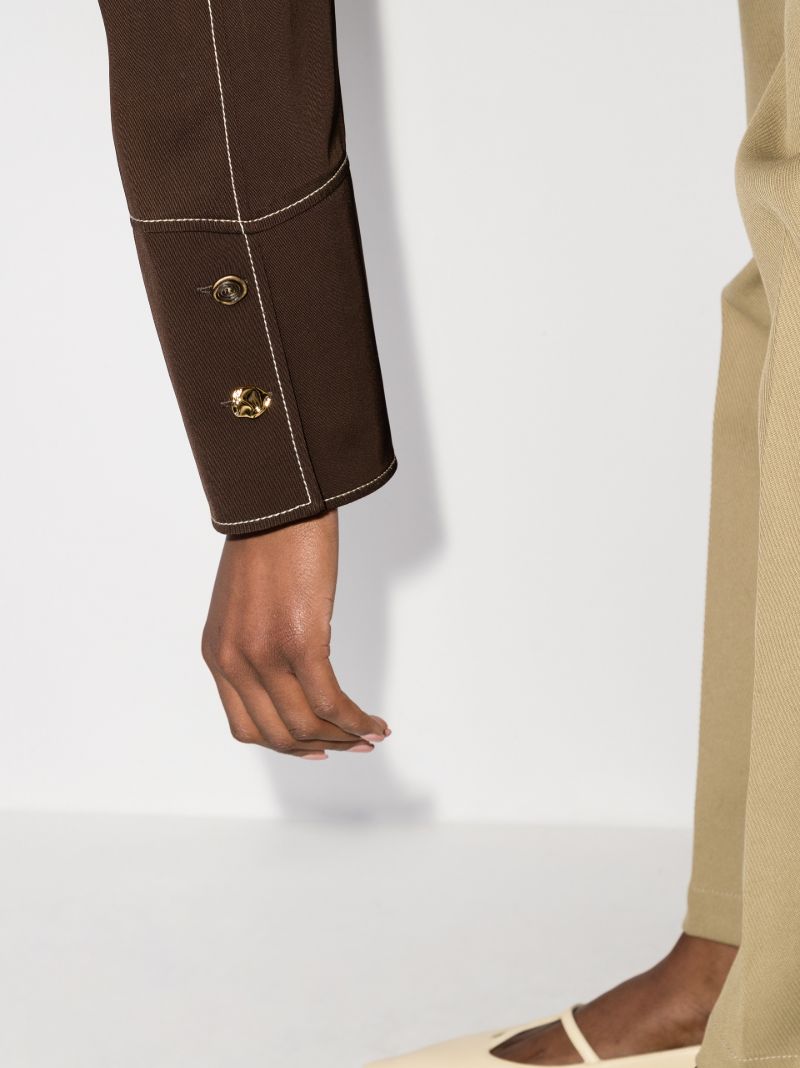 Petra Contrasting Stitch Shirt