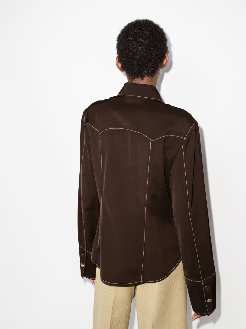 Petra Contrasting Stitch Shirt