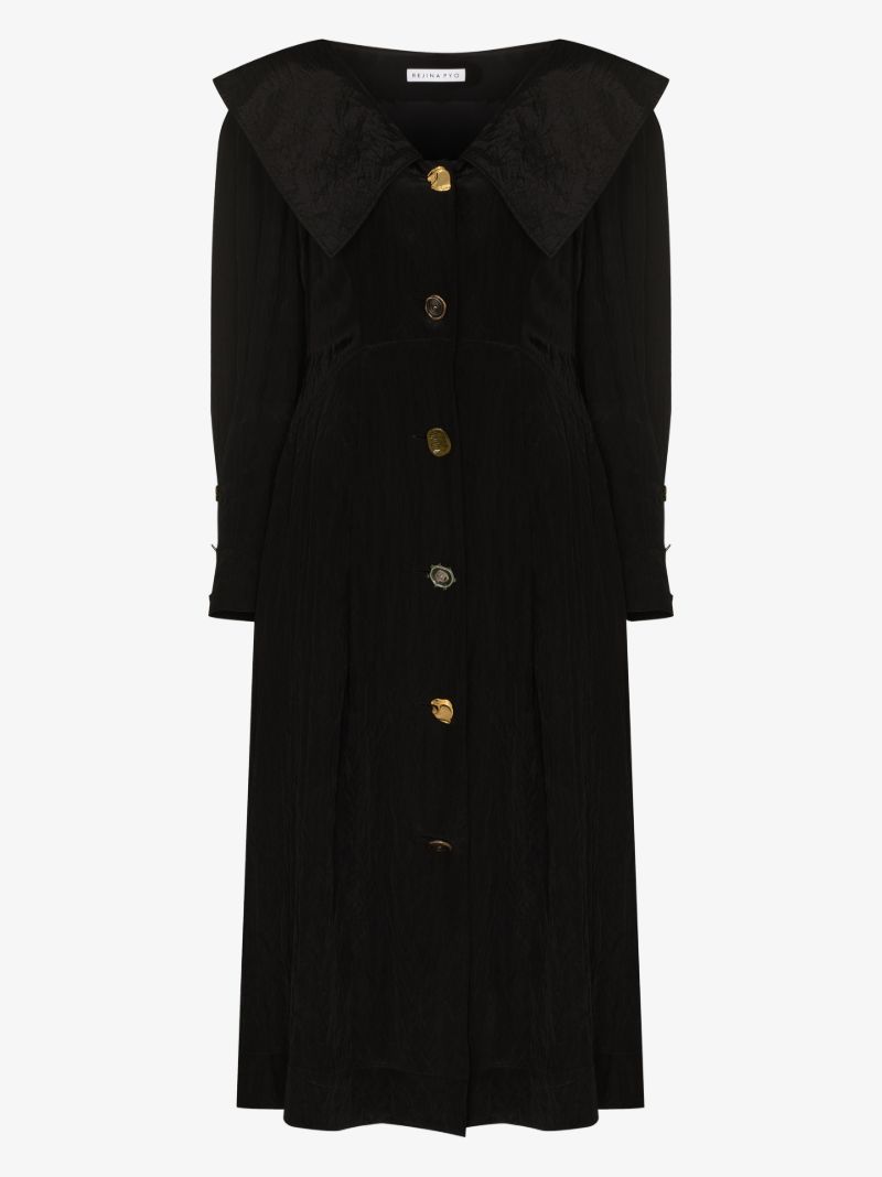 Milo Statement Collar Midi Dress