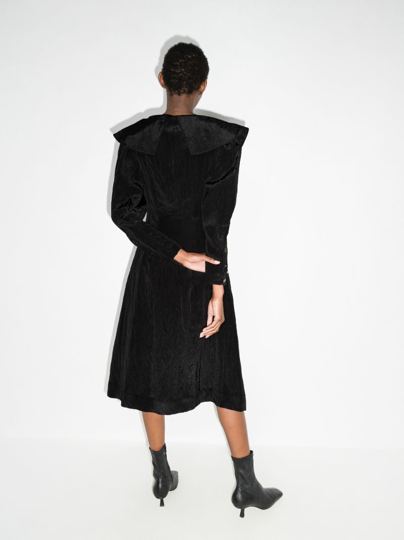 Milo Statement Collar Midi Dress