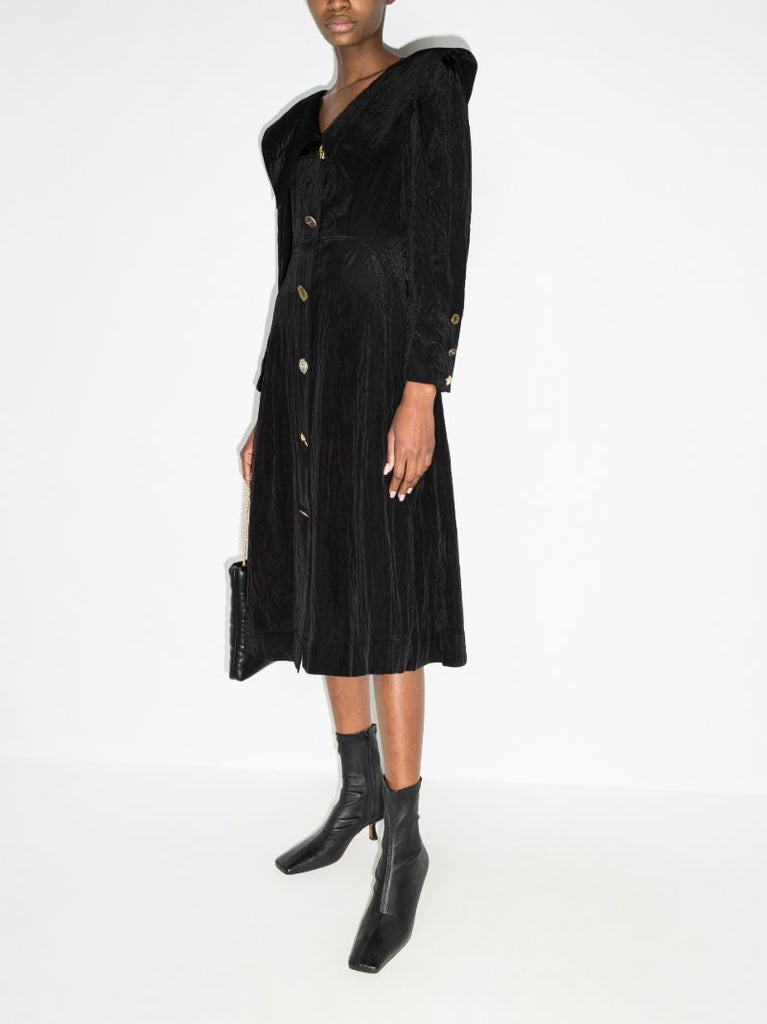 Milo Statement Collar Midi Dress