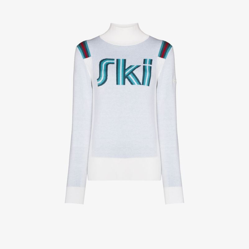 Wool Knit Ski Sweater