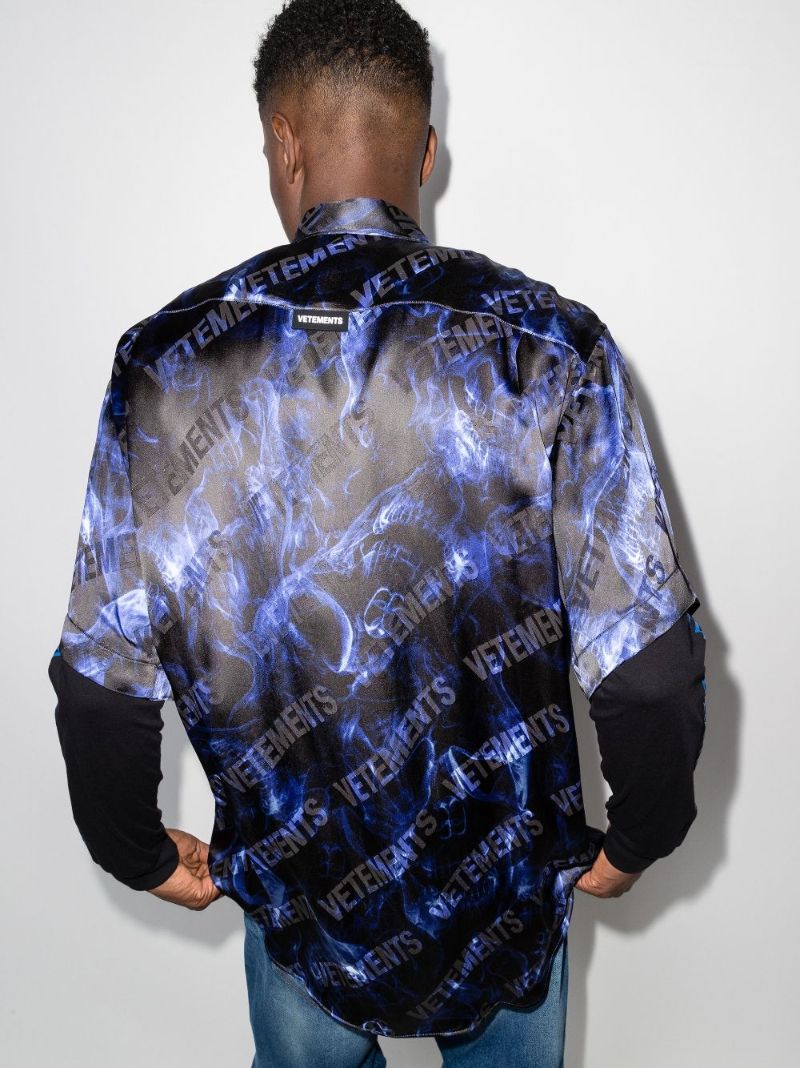 Fluid Skulls Short-sleeve Shirt