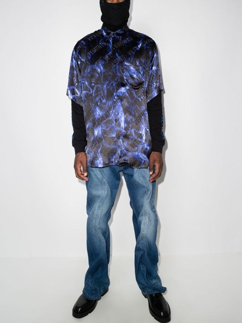 Fluid Skulls Short-sleeve Shirt