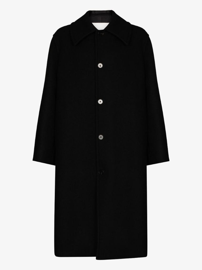 Single-breasted Wool Coat