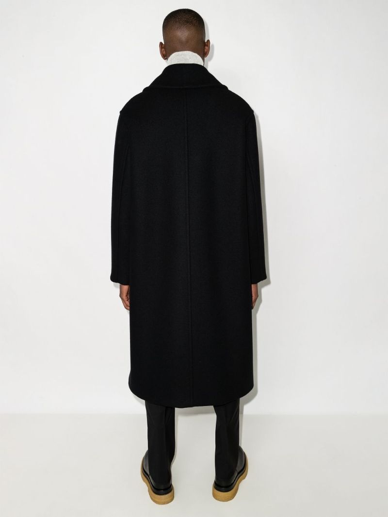 Single-breasted Wool Coat