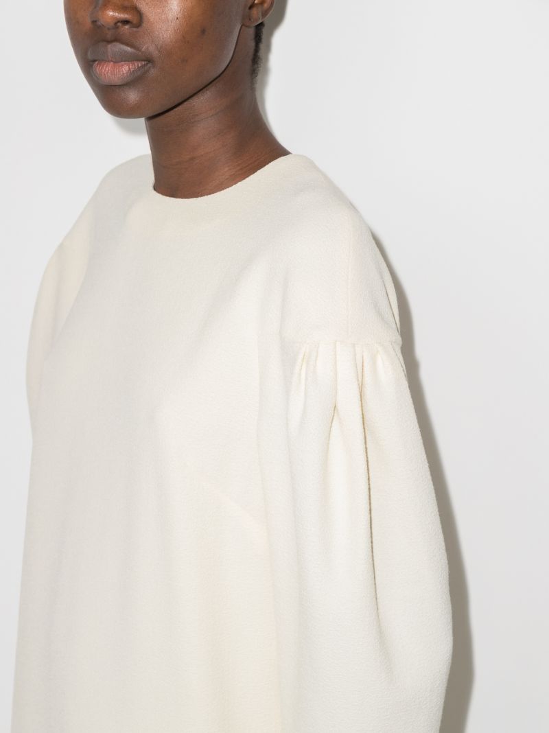 Puff Sleeve Midi Dress