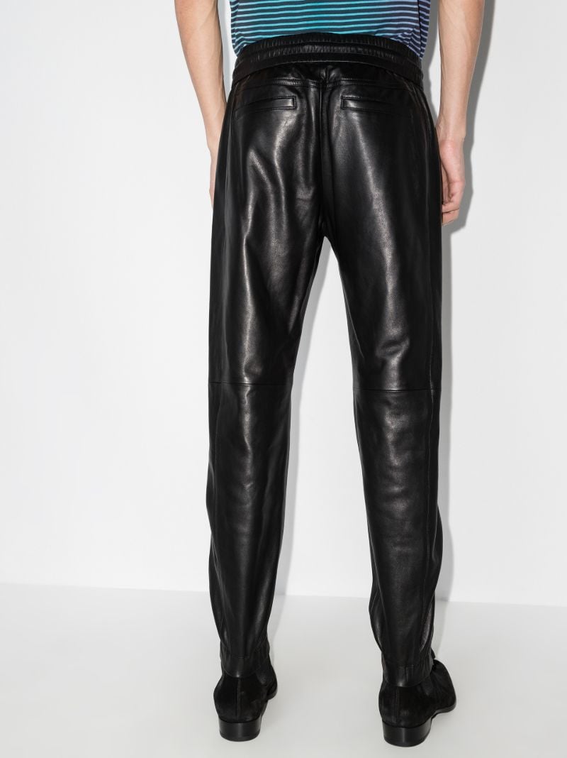Leather Track Pants