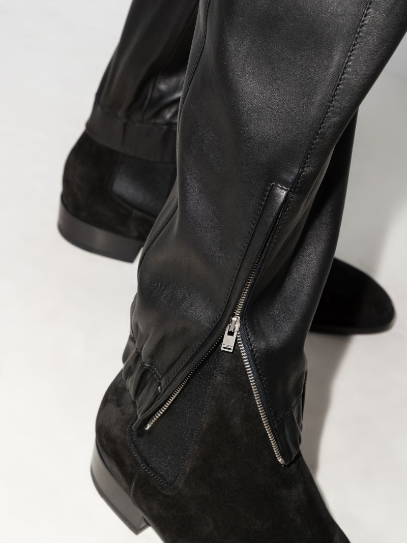 Leather Track Pants