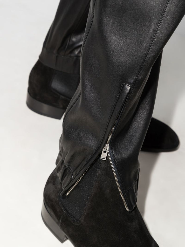 Leather Track Pants