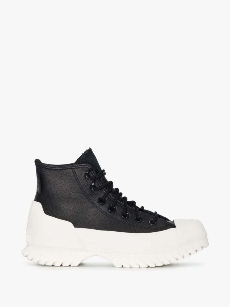 Black Chuck Taylor All Star Lugged Winter 2.0 Leather Sneakers