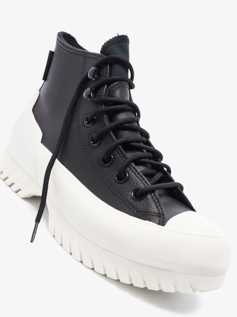Black Chuck Taylor All Star Lugged Winter 2.0 Leather Sneakers