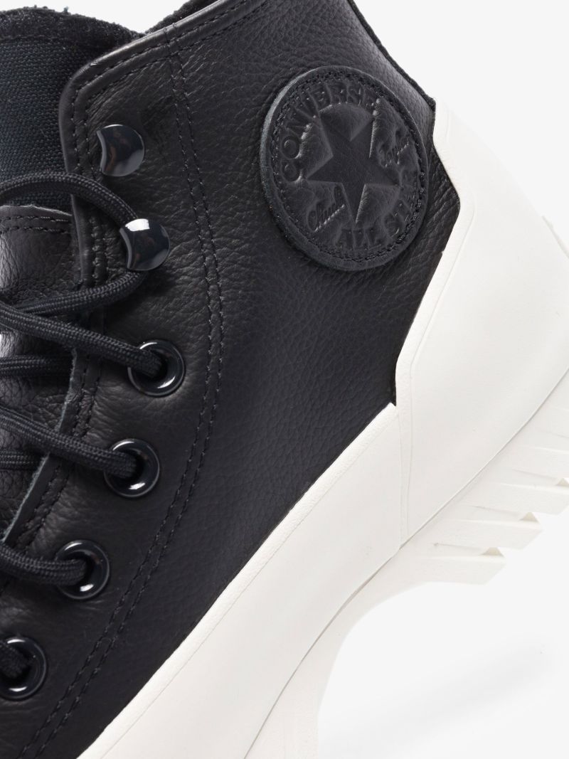 Black Chuck Taylor All Star Lugged Winter 2.0 Leather Sneakers