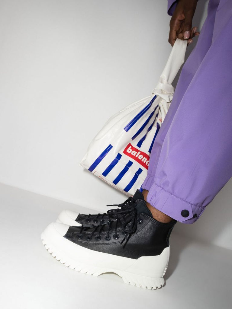 Black Chuck Taylor All Star Lugged Winter 2.0 Leather Sneakers