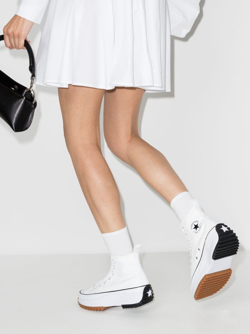 White Run Star Hike High Top Sneakers
