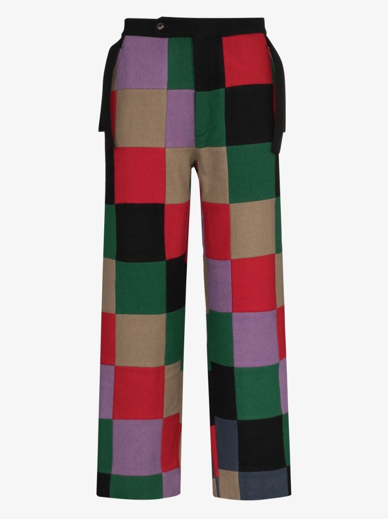 Square Patch Tapered Trousers