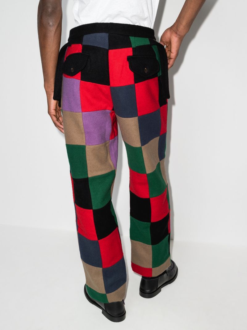 Square Patch Tapered Trousers