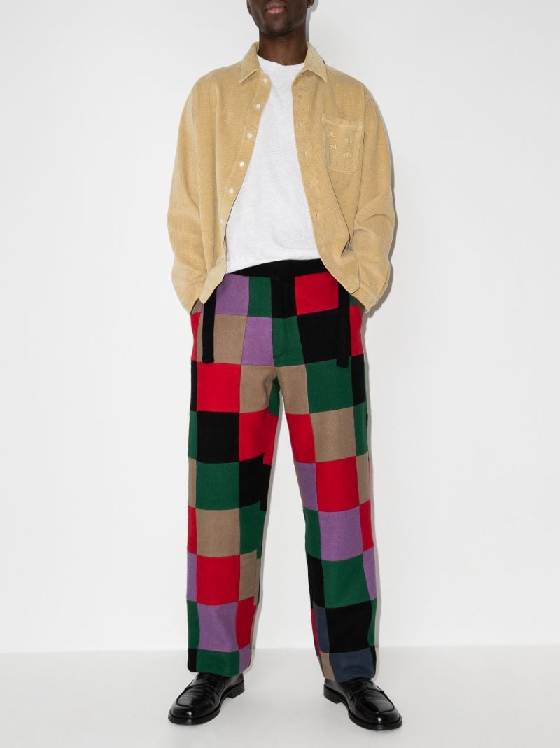 Square Patch Tapered Trousers