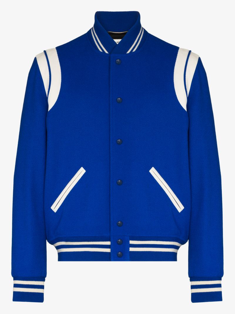 Varsity Wool Bomber Jacket